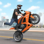 Moto Bike Stunt Wheelie