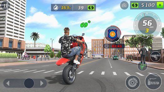 Moto Bike Stunt Wheelie