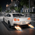 Car Driving Midnight Drifting