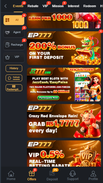 EP777 Game APK Mobile Version Reward Center