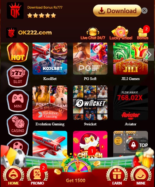 OK222 Game APK Screenshot