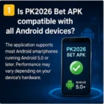 PK2026 Bet APK latest version interface on Android smartphone.