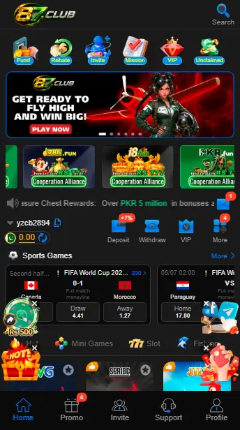 87Club Game APK Homepage