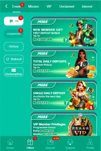 Mil44 Game APK Rewards